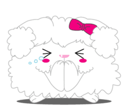 Cutie Angora rabbit sticker #6247014