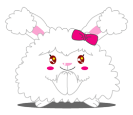 Cutie Angora rabbit sticker #6247015