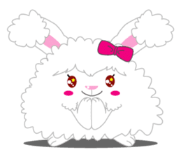Cutie Angora rabbit sticker #6247015