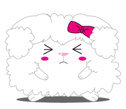Cutie Angora rabbit sticker #6247018