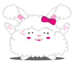 Cutie Angora rabbit sticker #6247019