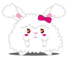 Cutie Angora rabbit sticker #6247022