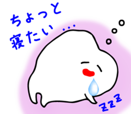 teeth and germs Man sticker #6247476