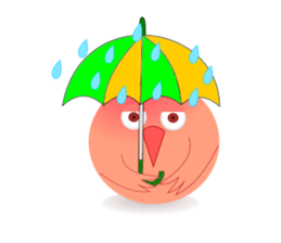 pink little chick ' googgai ' sticker #6248162