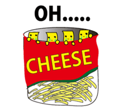 no cheese no life sticker #6248539
