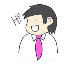 Office Man lalla By THANPH sticker #6248544