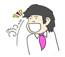 Office Man lalla By THANPH sticker #6248550