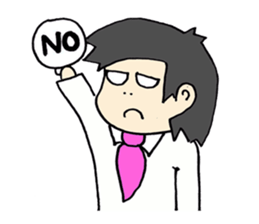 Office Man lalla By THANPH sticker #6248551