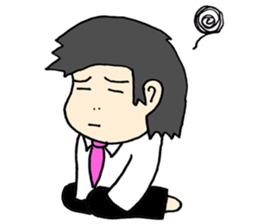 Office Man lalla By THANPH sticker #6248558