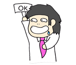 Office Man lalla By THANPH sticker #6248566