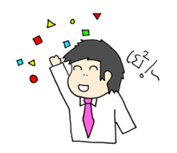 Office Man lalla By THANPH sticker #6248574