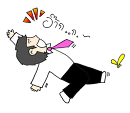 Office Man lalla By THANPH sticker #6248576