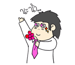 Office Man lalla By THANPH sticker #6248578