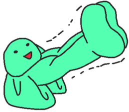 Legs ribbon sticker #6249301