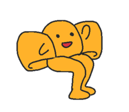 Legs ribbon sticker #6249309