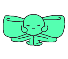 Legs ribbon sticker #6249310