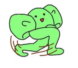 Legs ribbon sticker #6249312