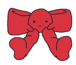 Legs ribbon sticker #6249316