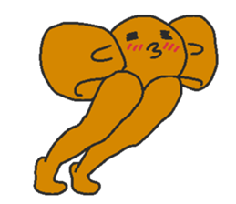 Legs ribbon sticker #6249317