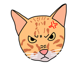 Meow indy cat sticker #6249622