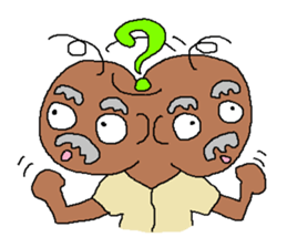 The Playful Old Man of Happiness sticker #6249727