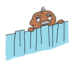 The Playful Old Man of Happiness sticker #6249732