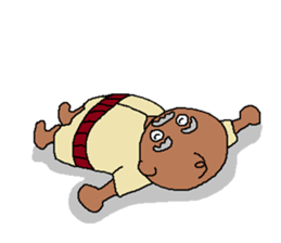 The Playful Old Man of Happiness sticker #6249735