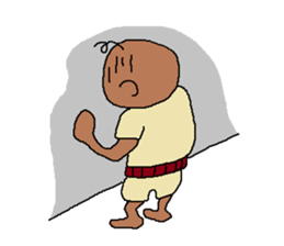 The Playful Old Man of Happiness sticker #6249754