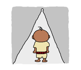 The Playful Old Man of Happiness sticker #6249758