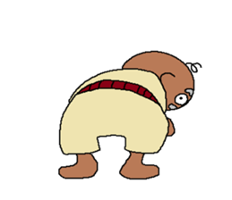 The Playful Old Man of Happiness sticker #6249759