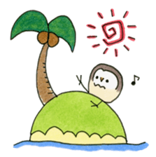 Hand-painted Owl's sticker #6249875