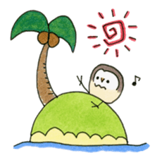 Hand-painted Owl's sticker #6249875