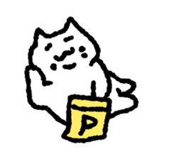 Cat note Pocchari sticker #6250060