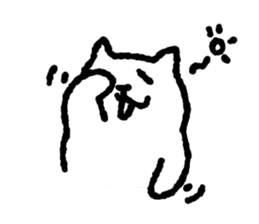 Cat note Pocchari sticker #6250073