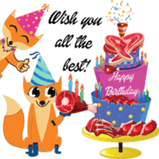 Foxx and Fixy sticker #6250635