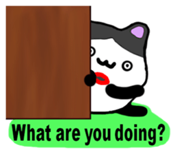 The strange animal (English version) sticker #6250739