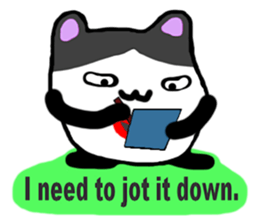 The strange animal (English version) sticker #6250741