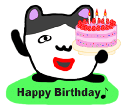 The strange animal (English version) sticker #6250746