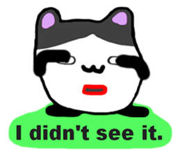 The strange animal (English version) sticker #6250755