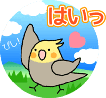 A lot of Birds "RERERERE parakeets" sticker #6251288