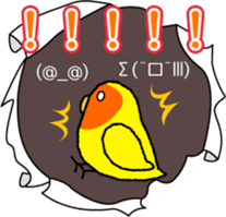 A lot of Birds "RERERERE parakeets" sticker #6251314