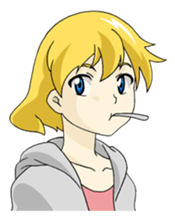 Naughtiness Garl sticker #6252043