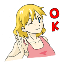 Naughtiness Garl sticker #6252045