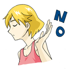 Naughtiness Garl sticker #6252046