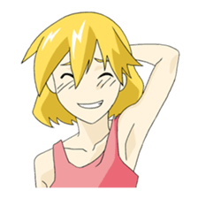 Naughtiness Garl sticker #6252049