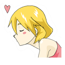 Naughtiness Garl sticker #6252053