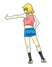 Naughtiness Garl sticker #6252055