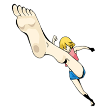 Naughtiness Garl sticker #6252059