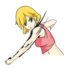 Naughtiness Garl sticker #6252063