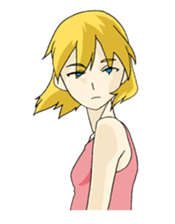 Naughtiness Garl sticker #6252070